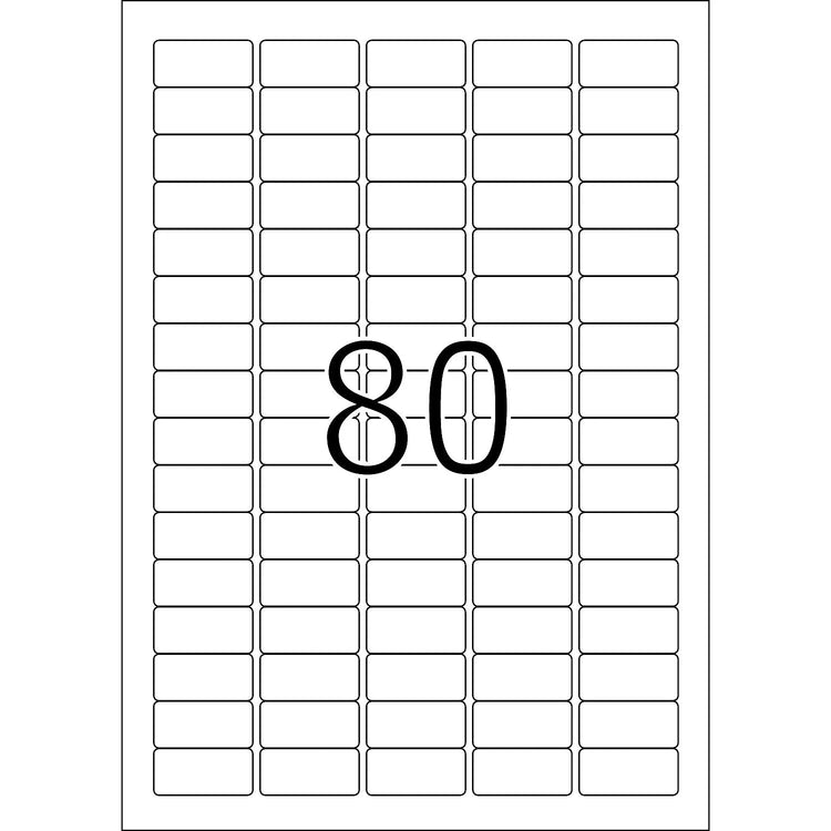 2.000 HERMA Etiketten 10003 weiß