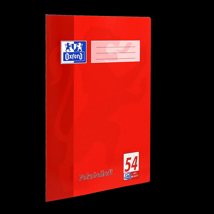 OXFORD Vokabelheft 3-Spalten Lineatur 54 liniert ohne Rand Farbwahl nicht möglich, Sie erhalten 3 Hefte