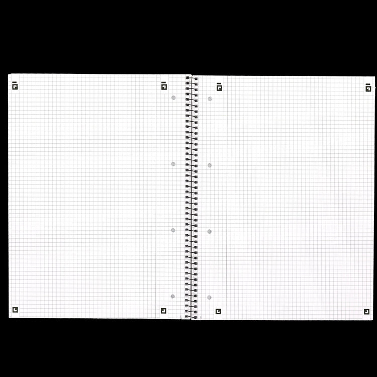 OXFORD Collegeblock Schule DIN A4 blau kariert, Sie erhalten 3 Blöcke