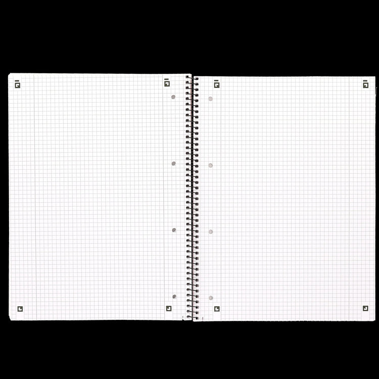 OXFORD Collegeblock Schule DIN A4 rot 28 kariert, Sie erhalten 3 Blöcke