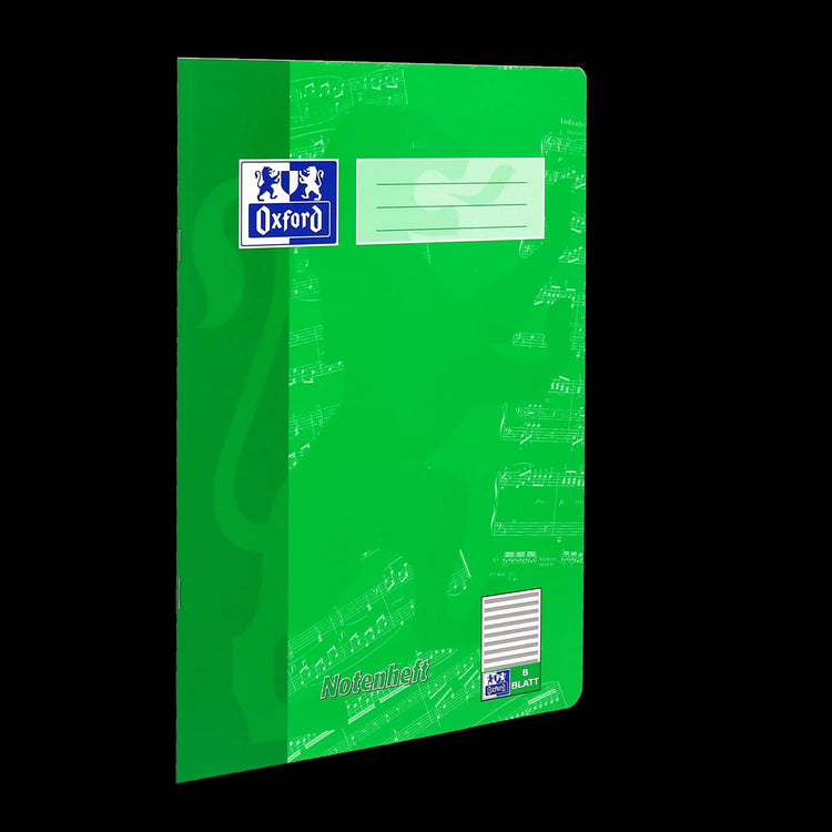 OXFORD Notenheft ohne Hilfslinien Lineatur 14 Notenlineatur ohne Rand, Sie erhalten 3 Hefte