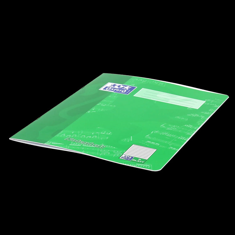 OXFORD Notenheft ohne Hilfslinien Lineatur 14 Notenlineatur ohne Rand, Sie erhalten 3 Hefte