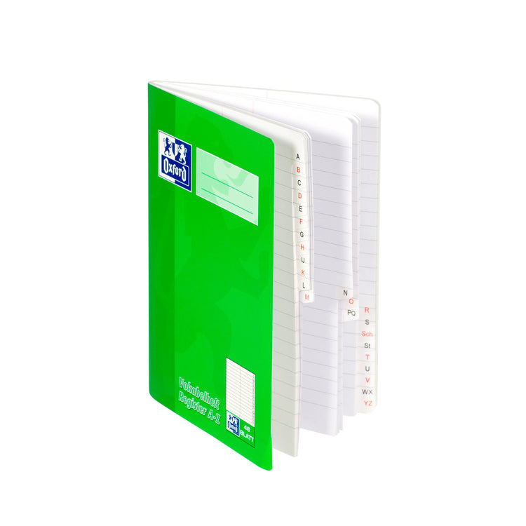 OXFORD Vokabelheft Lineatur 53 liniert ohne Rand, A5, keine Farbwahl möglich, Sie erhalten 3 Hefte