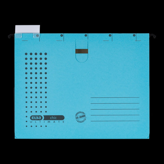 5 ELBA Personalhefter chic ULTIMATE Karton blau