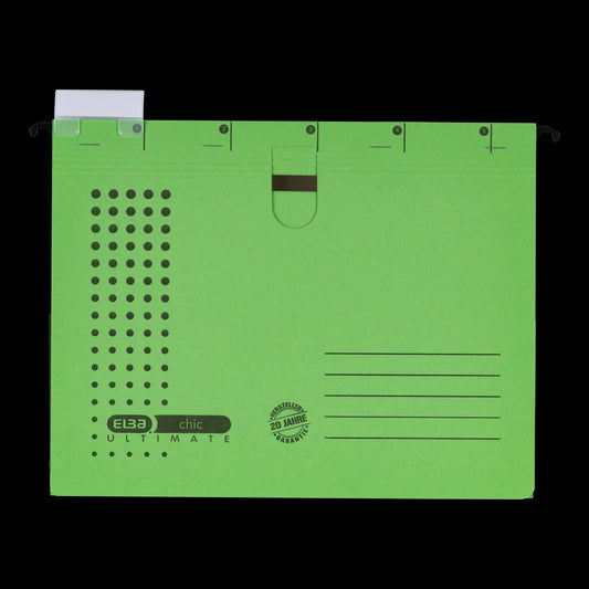 5 ELBA Personalhefter chic ULTIMATE Karton grün