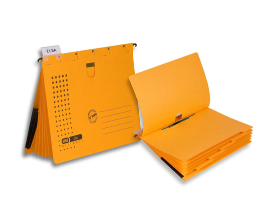 5 ELBA Personalhefter chic ULTIMATE Karton gelb