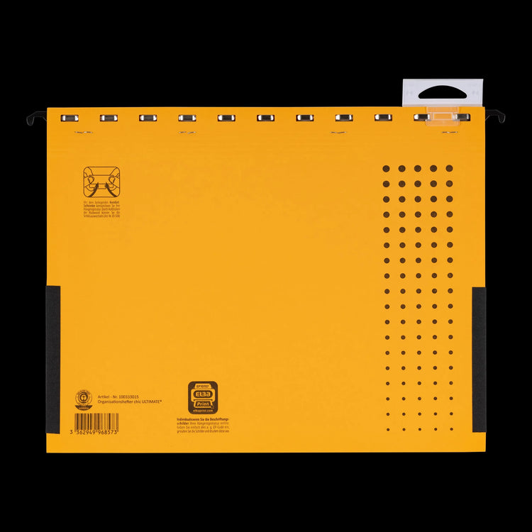 5 ELBA Personalhefter chic ULTIMATE Karton gelb