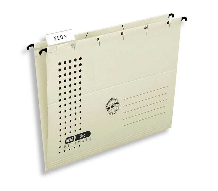 5 ELBA Hängemappen chic ULTIMATE chamois