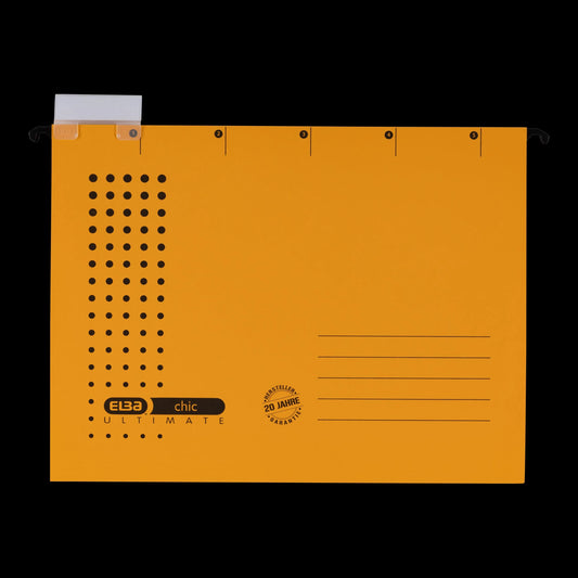 5 ELBA Hängemappen chic ULTIMATE gelb
