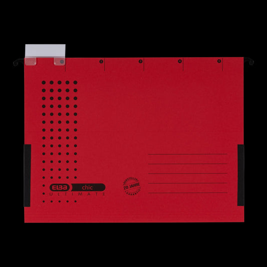 5 ELBA Hängetaschen chic ULTIMATE rot