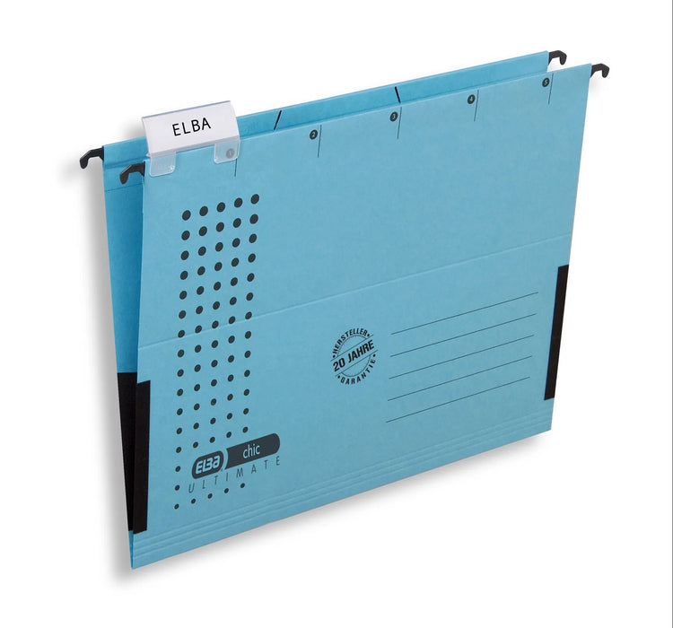 5 ELBA Hängetaschen chic ULTIMATE blau