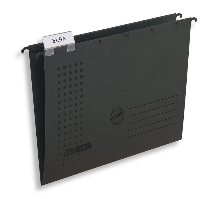 5 ELBA Hängemappen chic ULTIMATE anthrazit