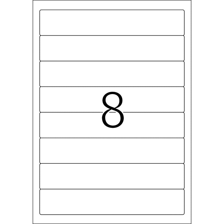 200 HERMA Ordneretiketten 10150 weiß für 4,0 - 5,0 cm Rückenbreite