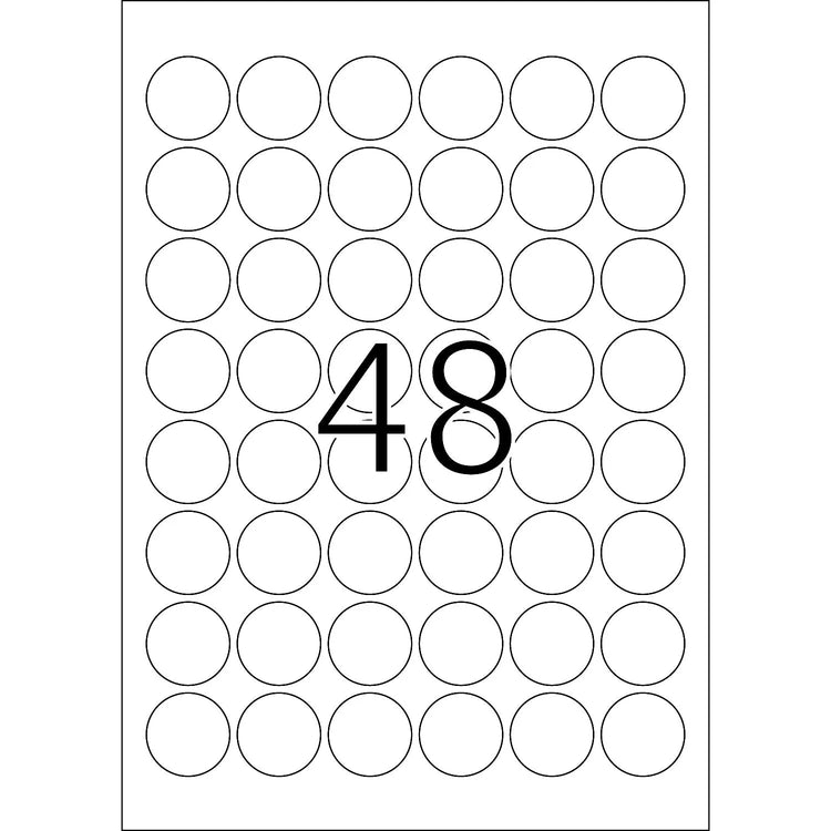 1.200 HERMA Etiketten 10915 weiß