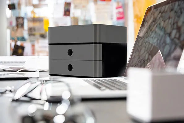 HAN Schubladenbox Smart Box plus ALLISON schwarz DIN A5 mit 3 Schubladen