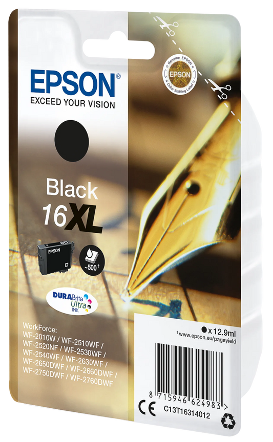 EPSON 16XL / T1631XL schwarz Tintenpatrone