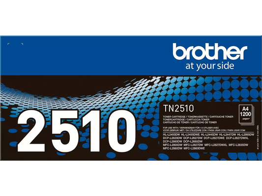 Brother TN-2510 Toner Schwarz – Original, 1.200 Seiten, Profi-Druckqualität