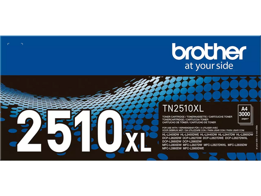 Brother TN-2510XL Toner Schwarz – Original, 3.000 Seiten, Hohe Reichweite & Qualität