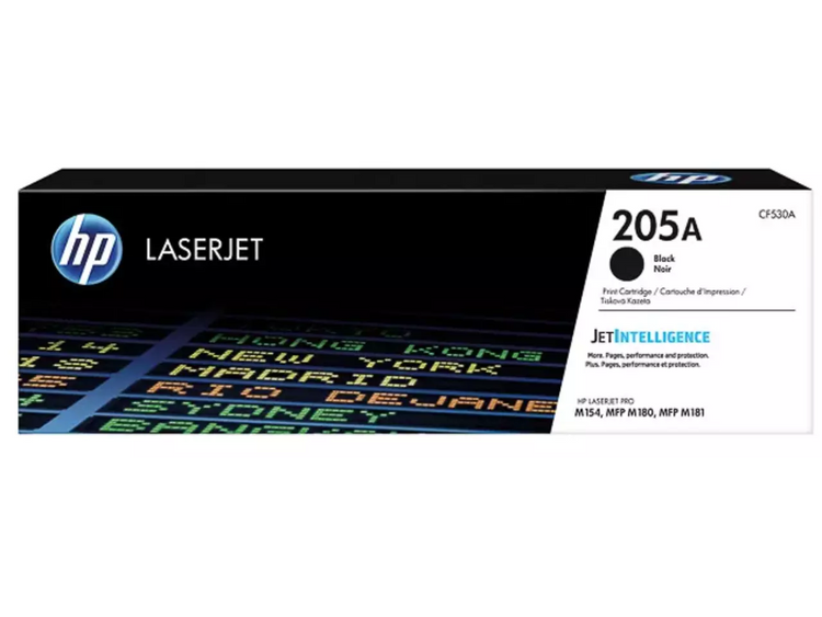 HP 205A (CF530A) Toner Schwarz – Original Tonerkartusche für HP Color LaserJet Pro, 1.100 Seiten, brillante Druckqualität