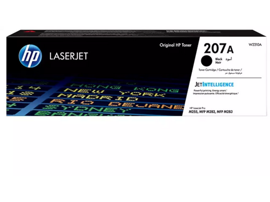 HP 207A (W2210A) Schwarz Tonerkartusche – 1.350 Seiten für M255/M282/M283