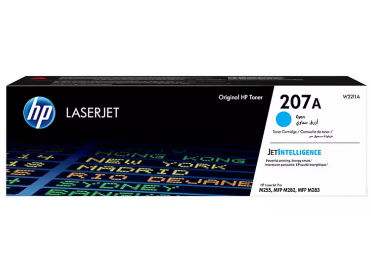 HP 207A (W2211A) Cyan Tonerkartusche – 1.250 Seiten für M255/M282/M283