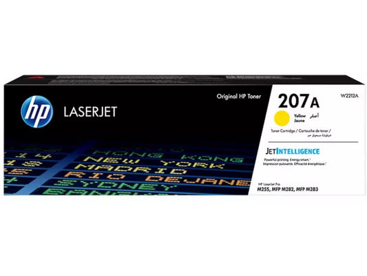 HP 207A (W2212A) Gelb Tonerkartusche – 1.250 Seiten für M255/M282/M283