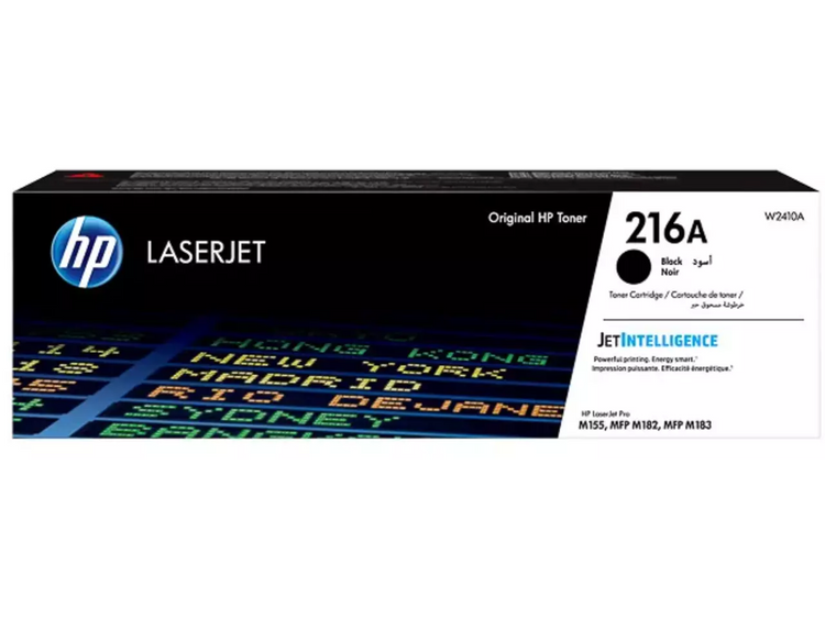 HP 216A (W2410A) Toner Schwarz – Original Tonerkartusche für HP Color LaserJet Pro, 1.050 Seiten, brillante Druckqualität