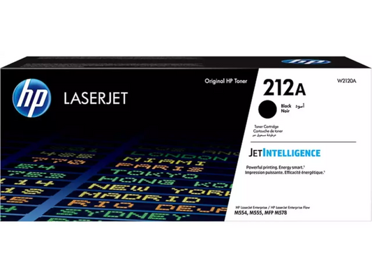 HP 212A (W2120A) Schwarz Tonerkartusche – Original, 5.500 Seiten für HP Color LaserJet Enterprise M554, M555 & M578