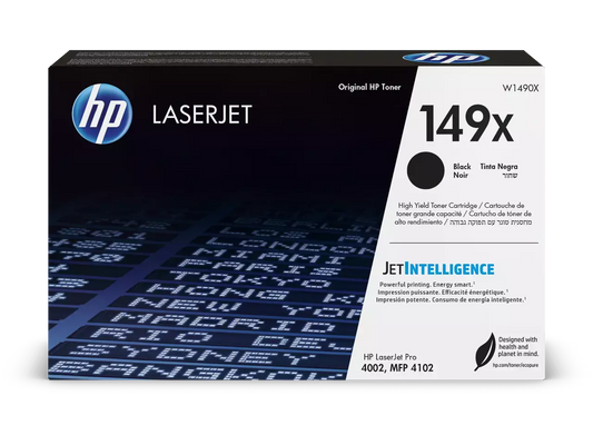 HP 149X (W1490X) Tonerkartusche Schwarz – Original, 9.500 Seiten für HP LaserJet Pro 4002 & MFP 4102