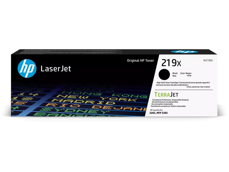 HP 219X (W2190X) Tonerkartusche Schwarz – Original HP, 3.200 Seiten für LaserJet Pro 3202/3302