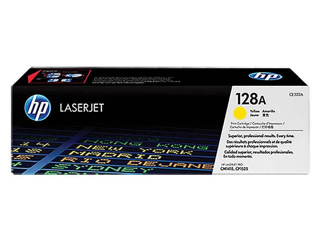 HP 128A (CE322A) gelb Tonerkartusche