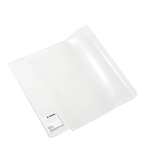 10 HERMA Buchumschläge BASIC transparent (54,0 x 26,5 cm)