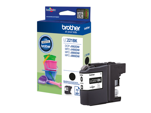 brother LC-221BK schwarz Tintenpatrone