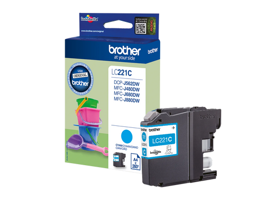 brother LC-221C cyan Tintenpatrone