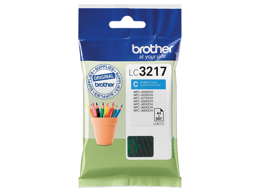 brother LC-3217C cyan Tintenpatrone