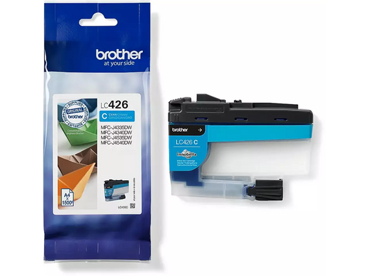 Brother LC-426C Cyan Druckerpatrone – Original | 1.500 Seiten | MFC-J4335DW/J4540DW kompatibel