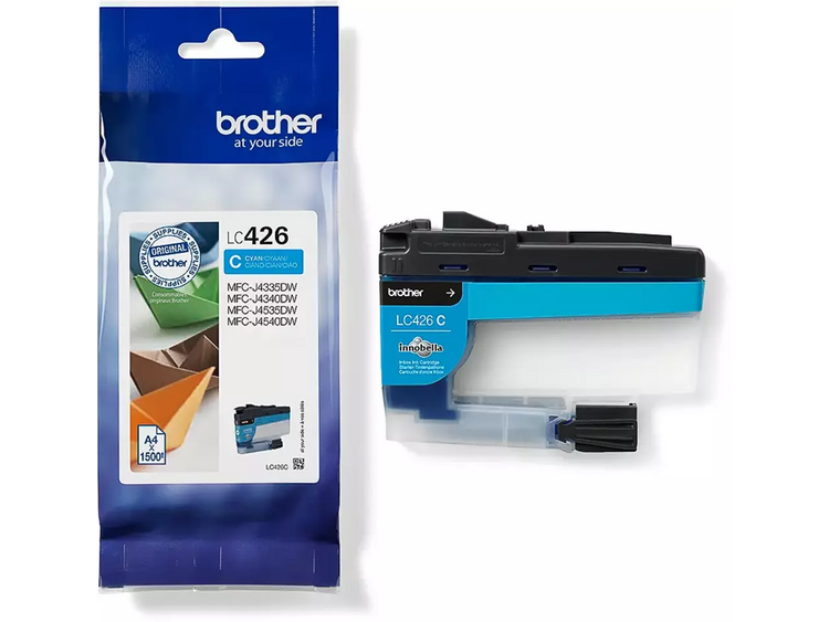 Brother LC-426C Cyan Druckerpatrone – Original | 1.500 Seiten | MFC-J4335DW/J4540DW kompatibel