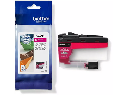 Brother LC-426M Magenta Druckerpatrone – Original | 1.500 Seiten | Für MFC-J4335DW/J4340DW/J4540DW