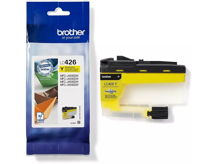 Brother LC-426Y Gelb Druckerpatrone – Original | 1.500 Seiten | Für MFC-J4335DW/J4340DW/J4540DW
