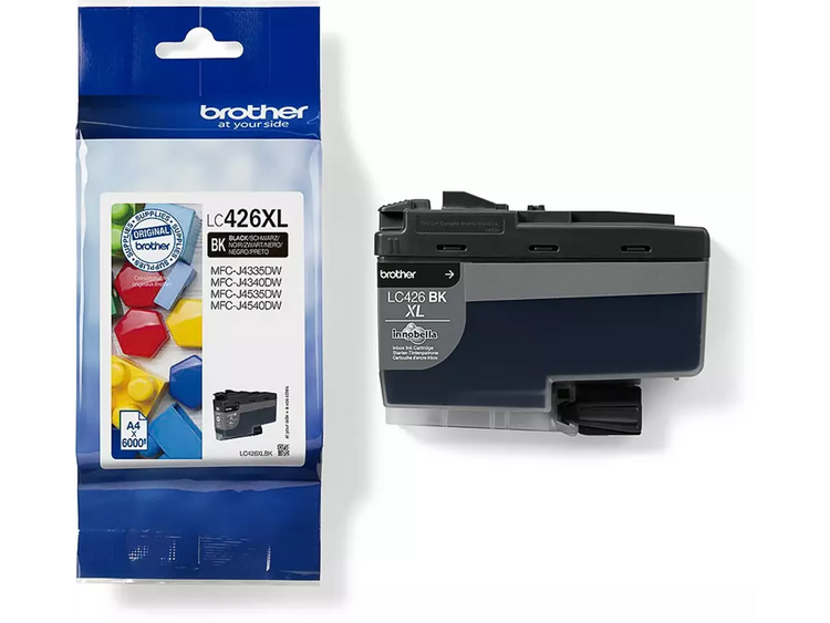 Brother LC-426XLBK Druckerpatrone Schwarz | XL | Original | ca. 6.000 Seiten | Für MFC-J4335DW, J4340DW, J4540DW