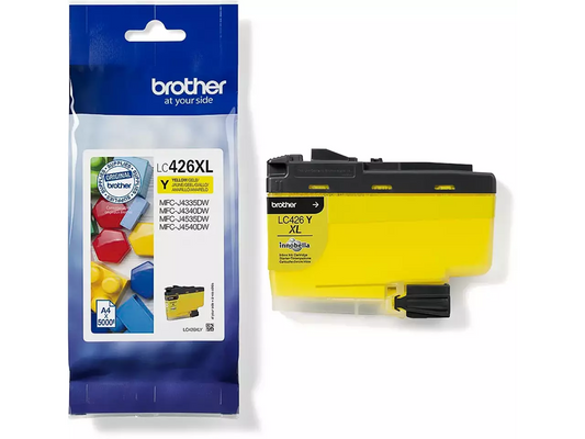 Brother LC-426XLY Druckerpatrone Gelb | XL | Original | ca. 5.000 Seiten | Für MFC-J4335DW, J4340DW, J4540DW