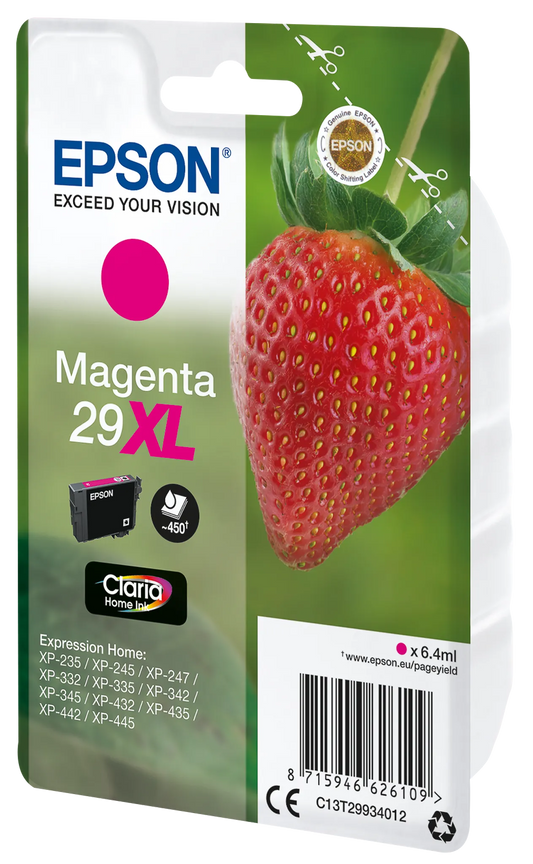 EPSON 29XL / T2993XL magenta Tintenpatrone Erdbeere