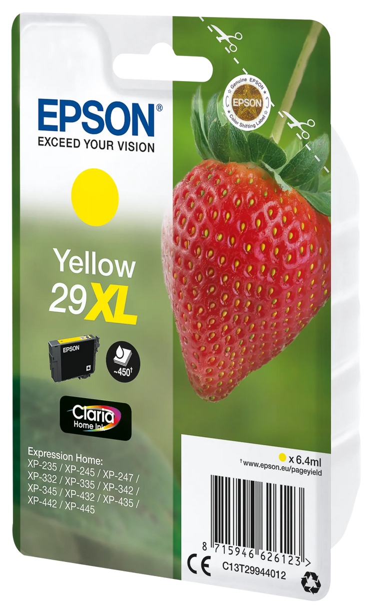 EPSON 29XL / T2994XL gelb Tintenpatrone Erdbeere