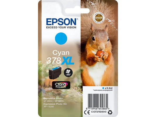EPSON 378XL T37924 Eichhörnchen, cyan Druckerpatrone