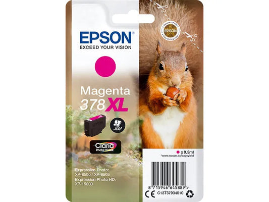 EPSON 378XL T37934 Eichhörnchen, magenta Druckerpatrone