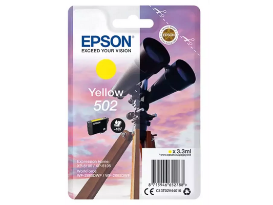 EPSON 502/T02V44 Gelb Druckerpatrone – Original