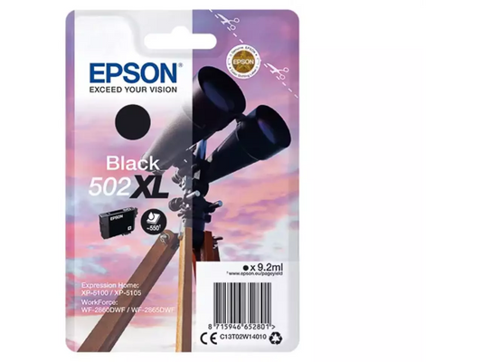 EPSON 502XL/T02W14 Schwarz Druckerpatrone – Original XL