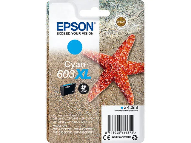 EPSON 603XL/T03A2 cyan Druckerpatrone