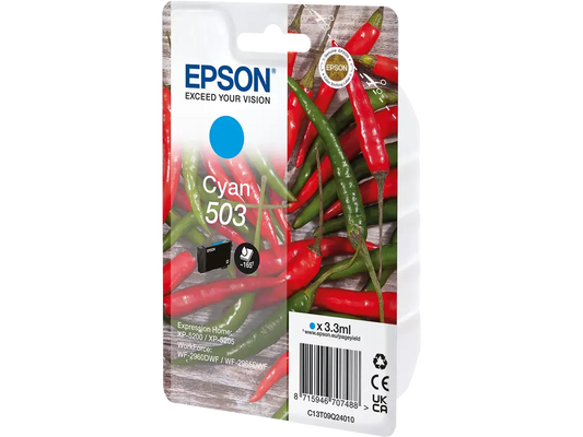 EPSON 503 / T09Q24 Cyan Druckerpatrone – Original, 165 Seiten