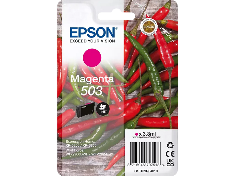 EPSON 503 / T09Q34 Magenta Druckerpatrone – Original, 165 Seiten